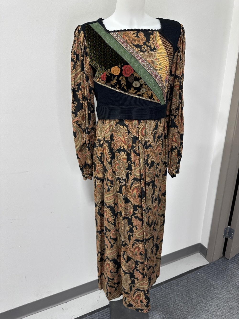 VINTAGE 1990s multi media dress